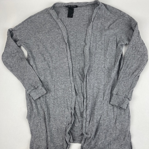 Como Black Cardigan Sweater Womens Medium Gray - Picture 1 of 8